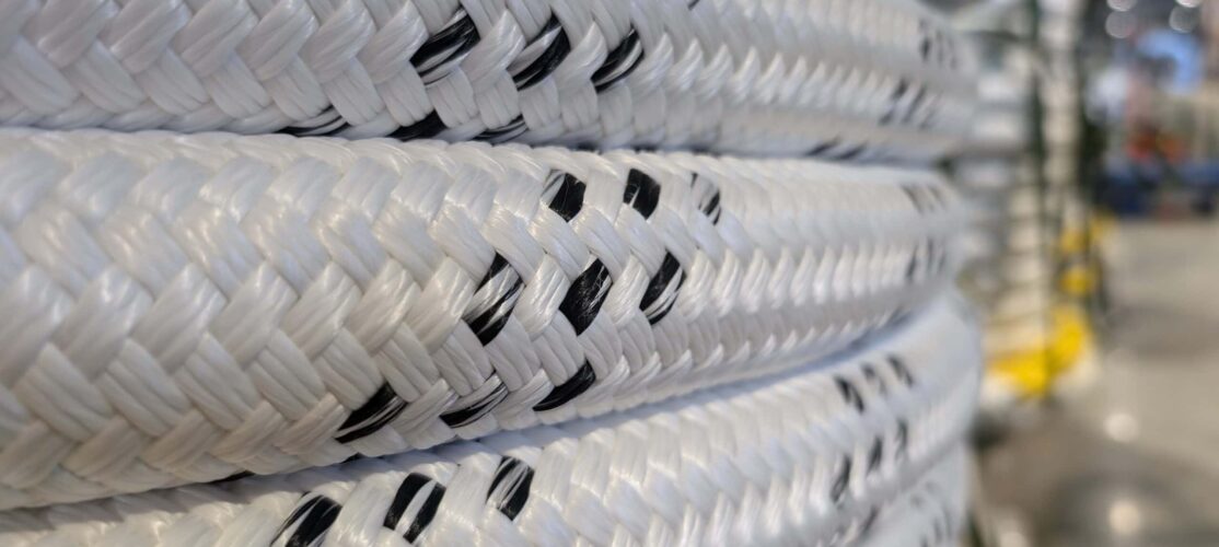 Braided HMPE rope ICON HD with tight overbraid cover for premium core protection and high abrasion resistance